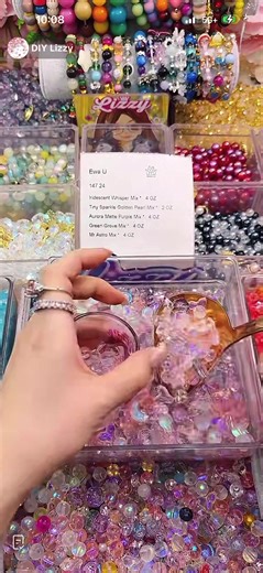 Glass beads collection Lizzy