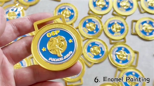 How to Customize a Medal by Shuanghua Gifts? 🏅 This video can show full processes to you! 🎬 ✍🏻 Drawing Design 🗜️ Engraving Mould ⚒️ Die Casting ⚙️ Polishing 🧪 Electroplating 🎨 Enamel Painting 🧵 Sewing Ribbon 📦 Safety Packaging DM us to get start to Customize your own Medals! 🤝 #shuanghuagifts #medal #medals #custommedal #runningmedals #judomedals #metalmedal #karatemedals #taekwondomedals | Shuanghua Gifts