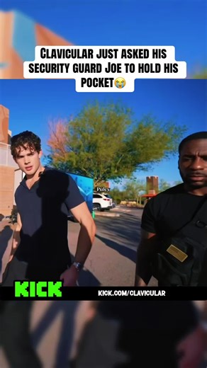 Clavicular Asks Security Guard Joe for Help