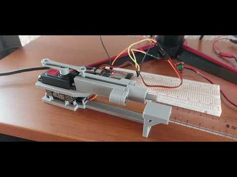 Servo Linear Actuator (crank-slider mechanism)