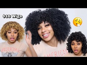 Trying Cheap Amazon "Natural" Wigs | I need my money back...