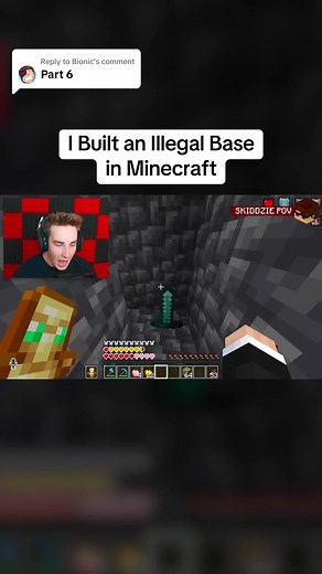 Replying to @Bionic I Built an Illegal Base in Minecraft #minecraftbut #minecraft #illegal #illegalbase #minecraftillegal
