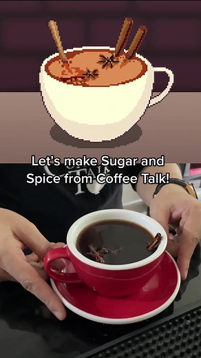Make Sugar and Spice Coffee from Coffee Talk