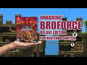 💥 Unboxing Broforce Deluxe Edition for Nintendo Switch! 💥