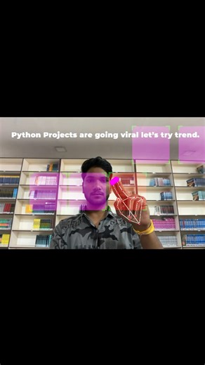 Jay | Strategist | Architect | Built this insane **Python AR project** using **OpenCV + MediaPipe** and turned my camera into a real-time **Augmented Reality system** 🚀... | Instagram