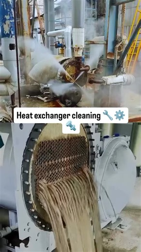 petroleum encyclopedia on Instagram: "Heat exchanger cleaning operation 🔩⚙️🔧"