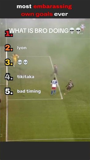Players Destroying Their Own Teams 💔 #football #owngoal