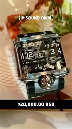 😱 $20K Devon Tread 1 #wristwatch #devonworks #watch #shorts #watches #horology #luxurywatches