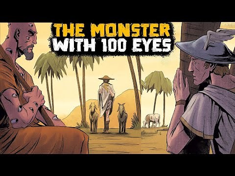 Hermes Against the Strange Hundred-eyed Creature (Zeus and Io) - Greek Mythology in Comics
