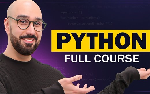 【油管Mosh神】Python系列教程全集汇总（超百万人点赞）