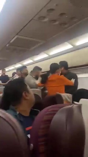 452K views · 1.8K reactions | Scuffle between passengers inside a Thai Smile Airways Bangkok-Kolkata flight | NewsMobile | Facebook