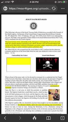 The Jesuit Extreme Oath of Induction as recorded by 62nd U.S. Congress, 3rd Session. #blackpope #truth #Vatican #lucifer #secret #knightsofmalta
