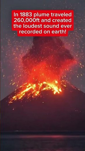 Loudest Sound Ever Recorded! 🌋