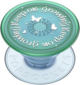 PopSockets Adhesive Phone Grip, Holder, Phone Stand, Plant-Based - Keep on Growing