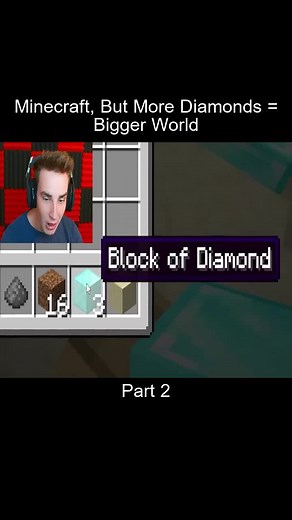 Part_2 Minecraft But More Diamonds Bigger World Minecraft, But More Diamonds = Bigger World