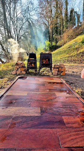 Roasting a Whole Chicken in a Beautiful Place