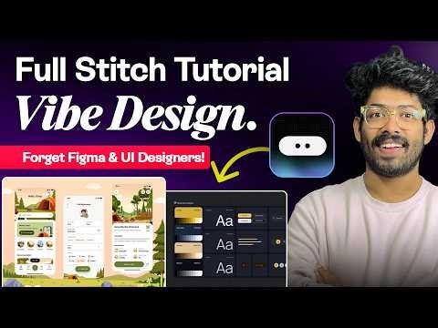 UI Designers Are COOKED! - Stitch AI Changed Web/App Design Forever | Full Tutorial