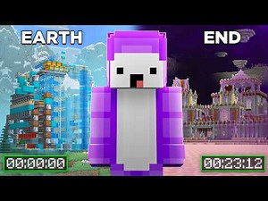How Fast Can i Find Bases In Every Dimension On Donut SMP..