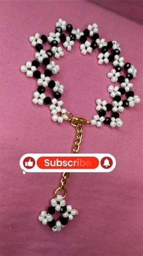DIY Beaded Bracelet | handmade bracelet #diy #tranding #viral #bracelet #diyjewelry #Shorts