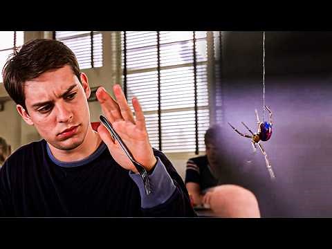 Peter Parker to Spider-Man Transformation 🕷️🔥 | First Spider Bite Scene | Spider-Man (2002)