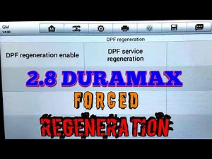 ZR2 DURAMAX 2.8 FORCED REGENERATION | HOW TO AUTEL MK808