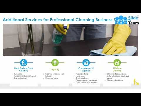 Professional Cleaning Business Proposal PowerPoint Presentation Slides