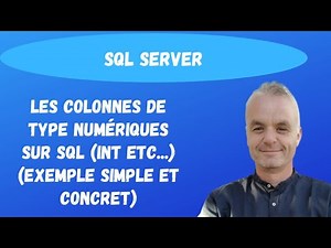 Les colonnes de type BIGINT, et INT | SQL Server (exemple simple)