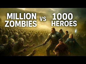 🧟 1 Million Zombies vs 1000 Heroes – Ultimate Battle for Survival! 🔥