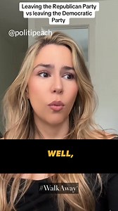 walking away from the Republican vs. walking away from the Democrat Party 👏👇 #WalkAway | Brandon Straka
