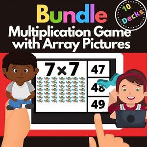 Multiplication Games With Array Pictures Boom Cards ™