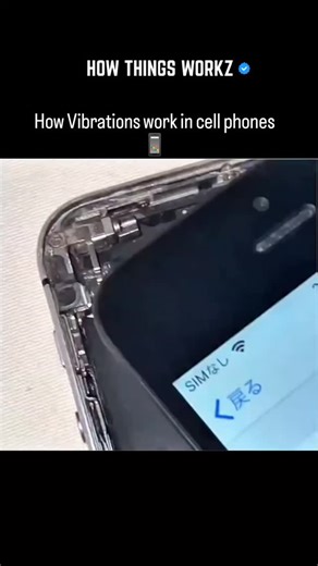 HOW THINGS WORKZ on Instagram: "How vibrations work in cell phones 📱🔊 That tiny buzz you feel isn’t magic — it’s a micro motor with an off-center weight spinning rapidly. As it rotates, it creates controlled vibrations your phone uses for alerts, feedback, and even typing precision. Small movement, smart engineering, and perfectly timed physics working in your pocket every day. ⚙️✨ This video is for educational purposes only. #TechExplained #HowPhonesWork #EngineeringFacts #trendingreels #Smar