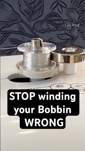 How to Wind a Bobbin (Wrap-Around Method) — Most People Skip This Step