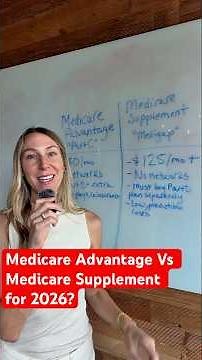 Medicare Advantage vs Medigap (in under 2 minutes) #medicare #medigap
