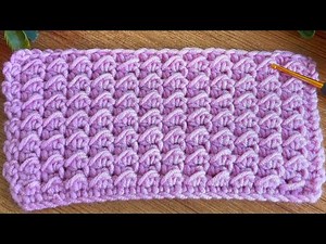 Easiest One Row Repeat Crochet Pattern! Crochet for beginners