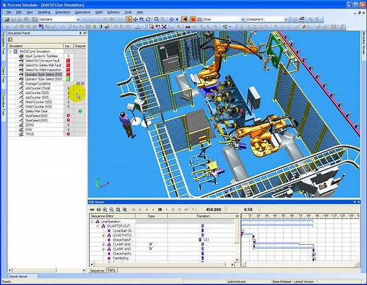 西门子工业软件 Tecnomatix Process Simulate(PDPS)工艺仿真 案例 小型智能工厂 机器人码垛
