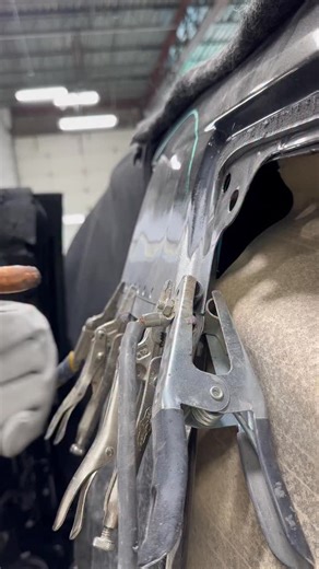 11K views · 695 reactions | When replacing a #QuarterPanel on many GM vehicles they call for either a 25mm overlap of the new panel or a 50mm backer plate at the welded seams. Which do you prefer, the overlap or the backer? Lmk in the comments and then I’ll explain my preference #autobody #collision #automotive #welding | BluecollarKyle | Facebook