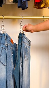No more hanger creases or lost jeans with this hanger hack! 🙌👖 | Blossom