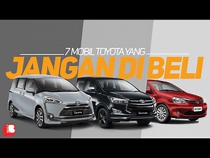 7 Toyota Cars You Shouldn't Buy ❗❗🔥