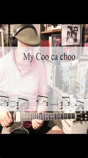 My Coo Ca Choo - guitar intro and solo #shorts