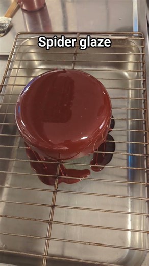 🕸 🍫Spider Mirror Glaze Cake 🍫🕸 | Chocolate Pastry Art #dessert #cake #love