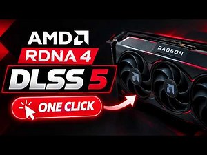 How to use DLSS 5 on AMD RDNA 4 cards with a single click. 👈
