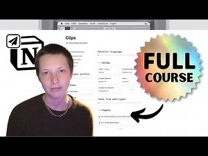 Notion Masterclass: Build a Web Clipper Dashboard from Scratch (Beginner Friendly)