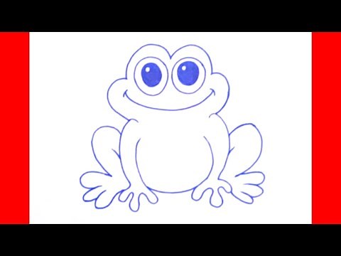 dessin facile | comment dessiner une grenouille facilement | dessin kawaii | dessins facile a faire