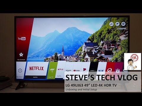 LG 49UJ63 49” LED 4K UHD HDR TV Unboxing and Initial Review