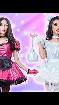 Cute Dancing Sissy French Maid 😍