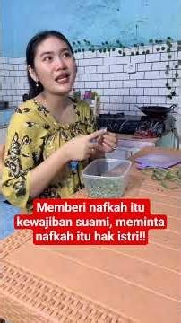 Memberi nafkah itu kewajiban suami, memintanafkah itu hak istri!!#viral#reels #lucu #fyp#funny#short