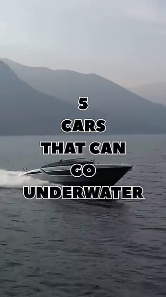 5 Cars That Can Go Underwater 😯 #shorts #underwater #dive