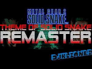 Metal Gear 2 - Theme of Solid Snake [Cinematic Synthwave Remix] [2021 REMASTER]