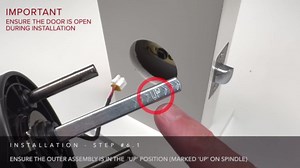 ThorBolt Fingerprint Door Knob Lock with Keypad Biometric Door Knob Auto-Lock 4* AAA Alkaline Batteries Interior Door Lock for Bedroom, Garage, Office, Pantry Door G1 Black