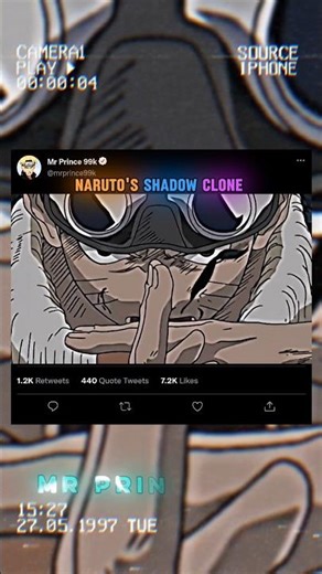 Naruto's Shadow Clone #iruka #naruto #anime #shorts